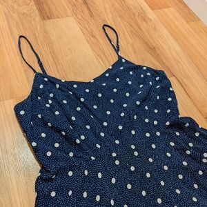 3/25 Navy Fit and Flare Dress